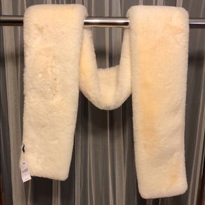 Lane Bryant cream/off white  faux fur wrap NWT